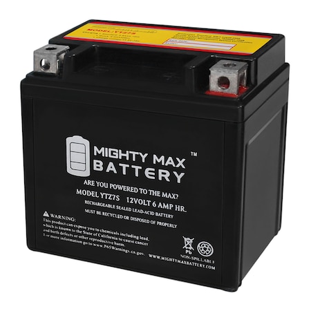 YTZ7S 12V 6AH Battery Replacement For Arctic Cat 90, 90 Utility 2018